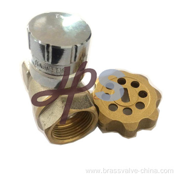 Brass magnetic lockable ball valves